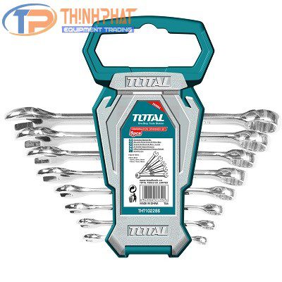 Bộ 8 cờ lê vòng miệng 6-19mm Total THT102286