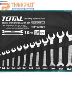Bộ cờ lê hai đầu miệng 12 chi tiết 6-32 Total THT1023121