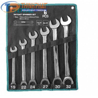 Bộ cờ lê vòng miệng 6 chi tiết 19-32 Total THT102RK061