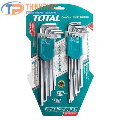 Bộ chìa lục giác và lục giác bông Total THT106KT0181