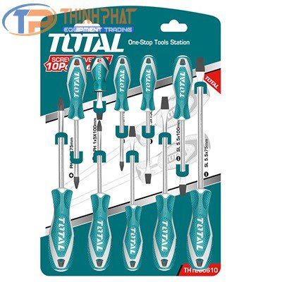 Bộ 10 tua vít Total THT250610