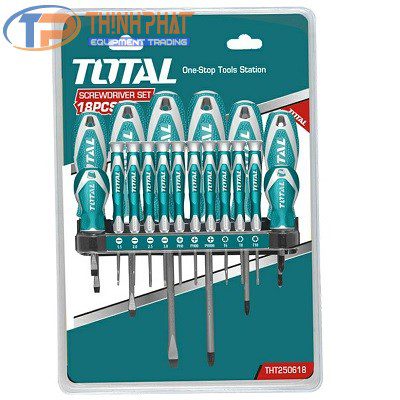Bộ 18 tua vít Total THT250618