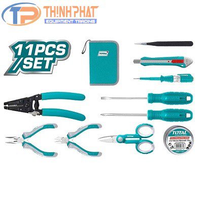 Bộ 11 công cụ thợ điện Total TKETS0111