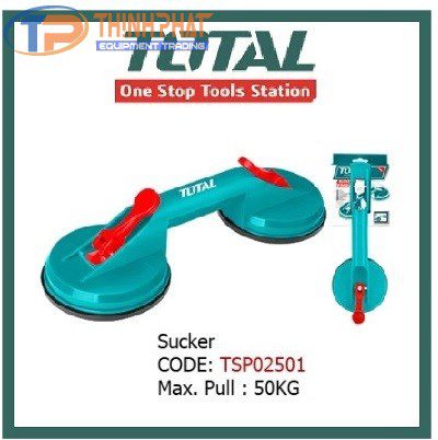 Tay hút kính 2 chấu 50kg Total TSP02501