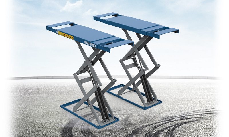 Cầu nâng cắt kéo âm nền tấn HXL6440X ty kép