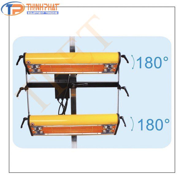 Đèn sơn sấy 2 bóng B2EA Solary - Ảnh 2