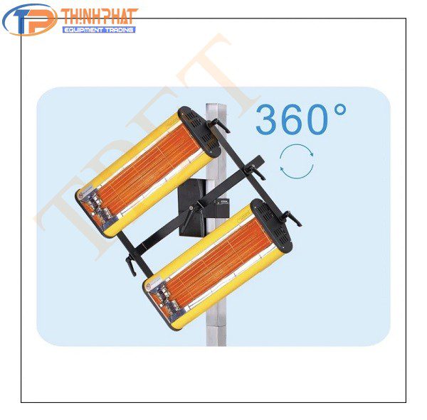 Đèn sơn sấy 2 bóng B2EA Solary - Ảnh 4