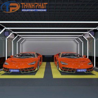 Đèn LED 3D khung nhôm cho trung tâm chăm sóc xe - Ảnh 2