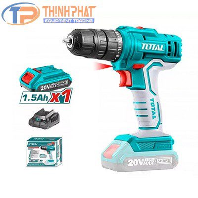 Súng khoan dùng pin Lithium-ion 20V Total TDLI20051