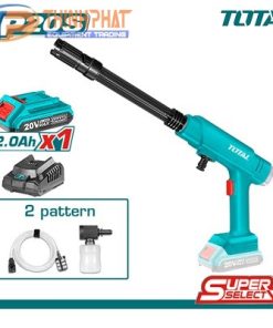 Máy xịt rửa TOTAL TPWLI20282 dùng pin 20V
