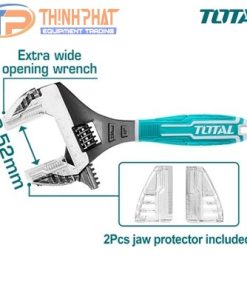 Cờ lê điều chỉnh 2 trong 1 size 250mm TOTAL THT10210G