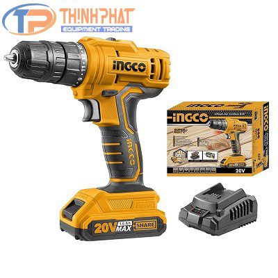 MÁY KHOAN DÙNG PIN LITHIUM 20V INGCO CDLI20028