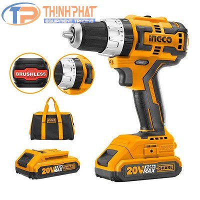 Máy khoan búa dùng pin 20V INGCO CIDLI20608