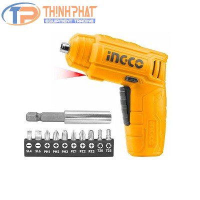 Máy bắt vít 1/4" dùng pin 4v Ingco CSDLI0402