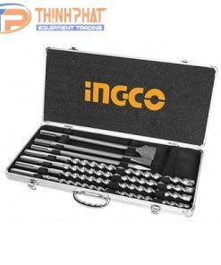Bộ mũi khoan bê tông gài SDS Max và mũi đục INGCO AKD5075