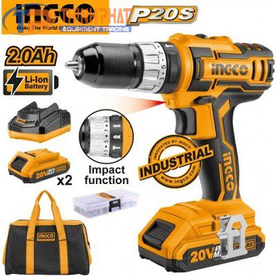 MÁY THỔI NHIỆT DÙNG PIN 20V INGCO HGLI2002