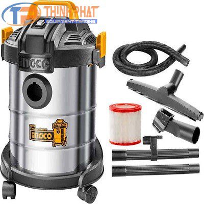 Máy hút bụi mô tơ dây đồng Ingco VC14122