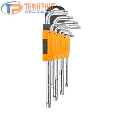 Bộ 9 chìa lục giác bông INGCO HHK13091