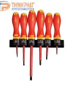 Bộ 6 tua vít cách điện INGCO HKISD0608