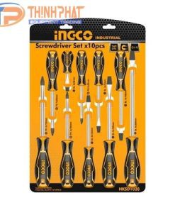 Bộ 10 tua vít INGCO HKSD1028