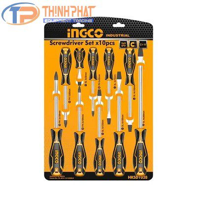 Bộ 10 tua vít INGCO HKSD1028