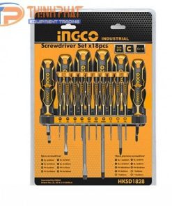 Bộ tuốc nơ vít (tô vít) 18 chi tiết INGCO HKSD1828