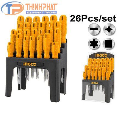 Bộ tuốc nơ vít đa năng 26 chi tiết Ingco HKSD2658