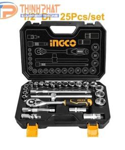 Bộ 25 cái đầu tuýp (1/2 inch) INGCO HKTS12251