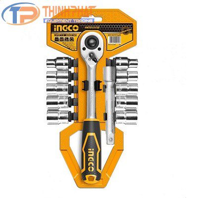 Bộ 10 đầu tuýp kèm tay vặn chữ L Ingco HKTS12101