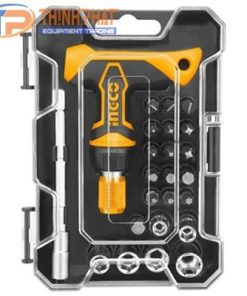Bộ 18 tua vít tay cầm chữ T INGCO HKSDB0188